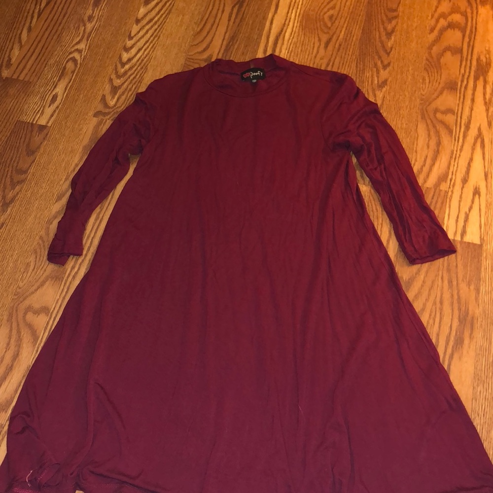Red Sweater dress